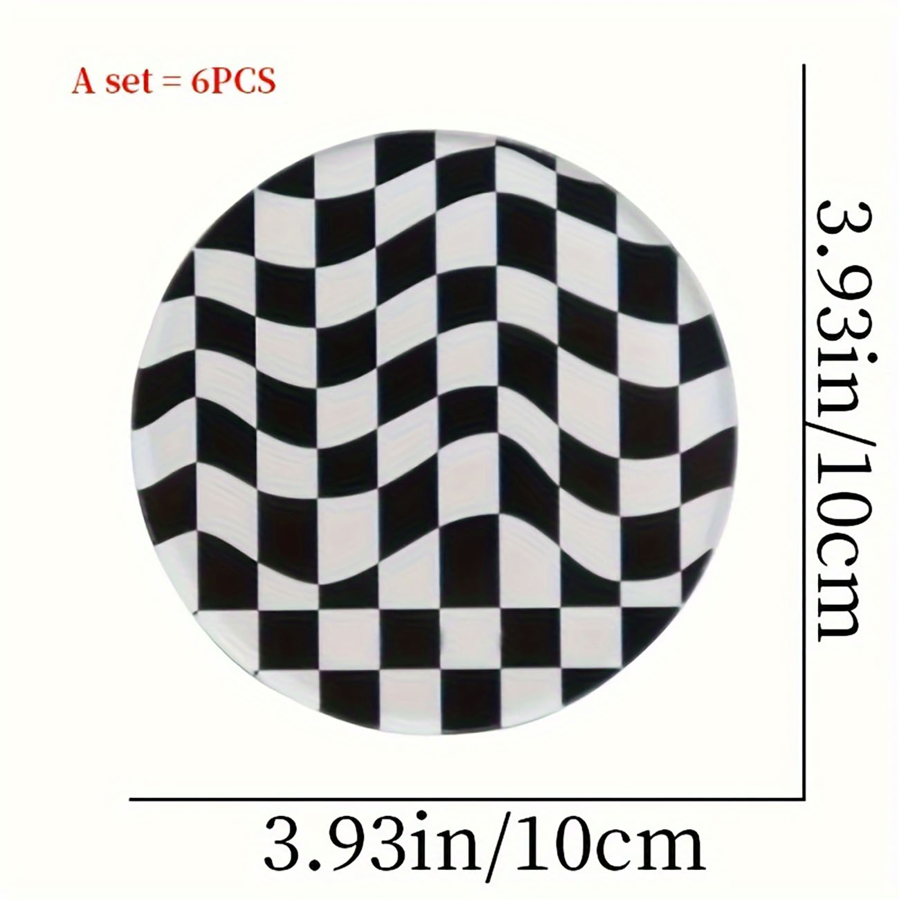 6 Pieces - Wooden Coasters, An - Marble Coaster Set review and price