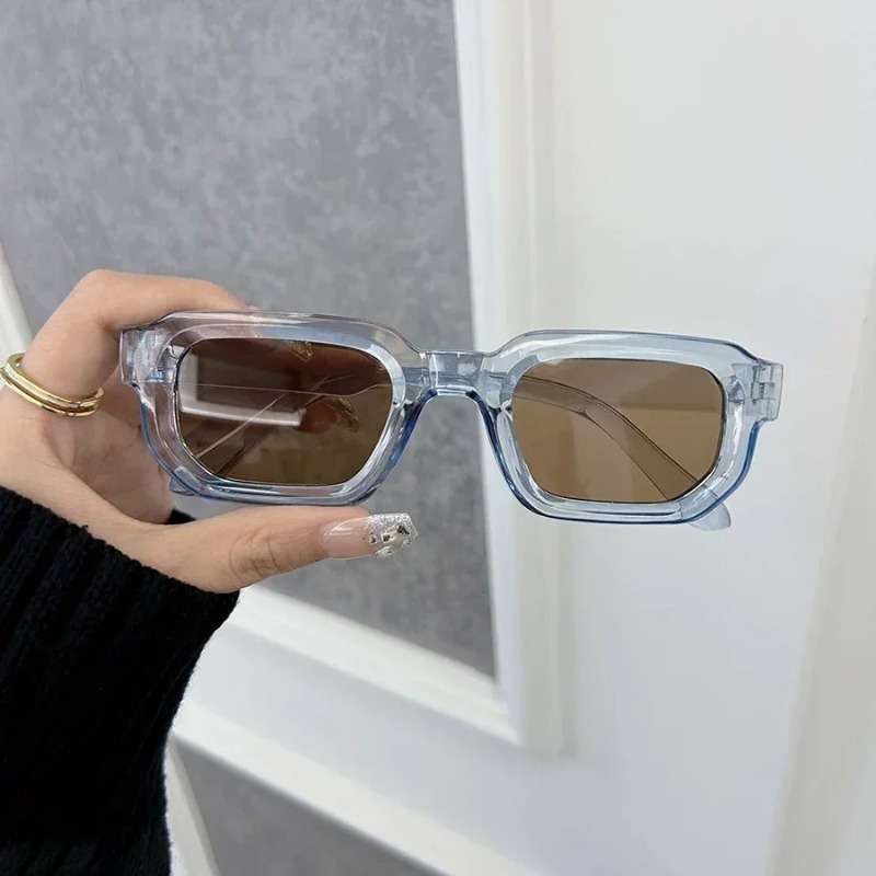 Luxurious Rectangle Sunglasses - Sunglasses Uv400 review and price