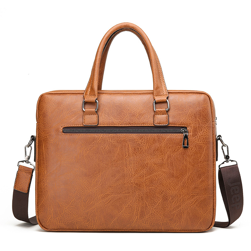 Luxury Brand Man Business Brie - Leather Briefcase review and price