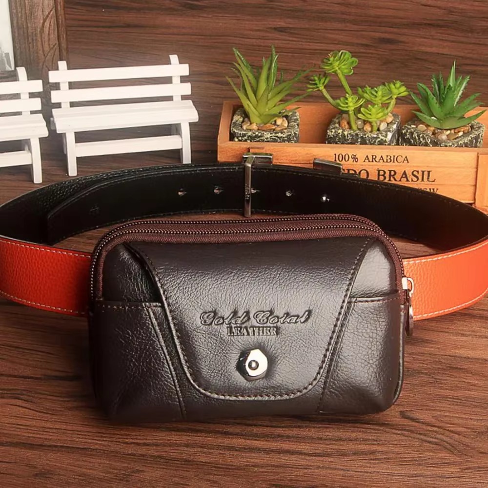 Men Genuine Leather Cell/Mobil - Leather Wallet Men review and price