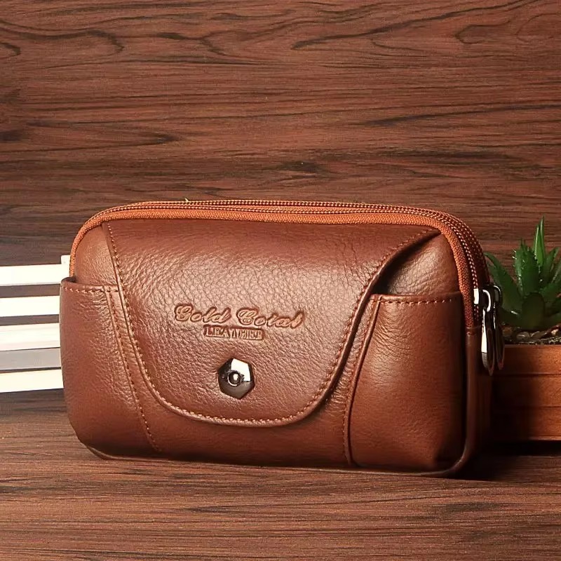 Men Genuine Leather Cell/Mobil - Leather Wallet Men review and price