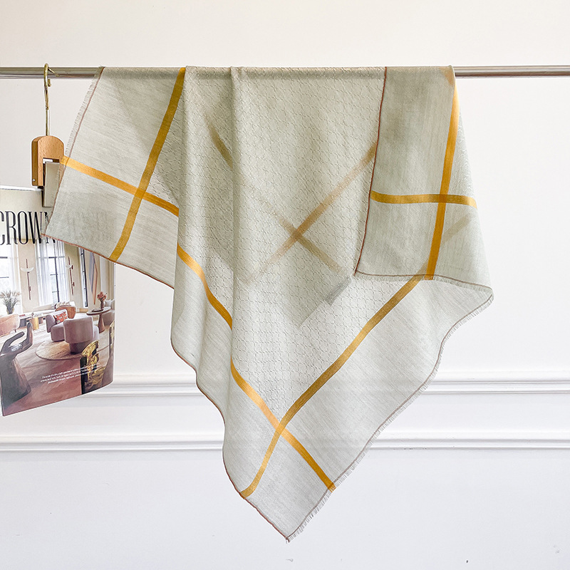 100% PURE CASHMERE Square Shaw - Cashmere Scarf review and price