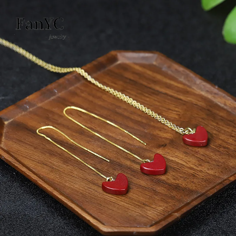 Natural V-shaped Cinnabar Love - Luxury Gift Set review and price