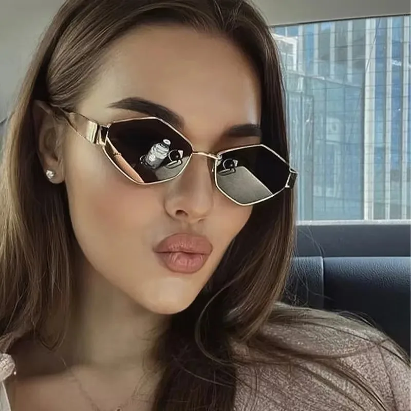 Fashion Polygonal Women Sungla - Sunglasses Uv400 review and price