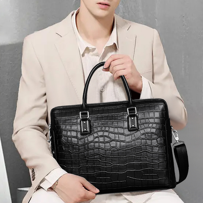 New Genuine Leather Men's Brie - Leather Briefcase review and price