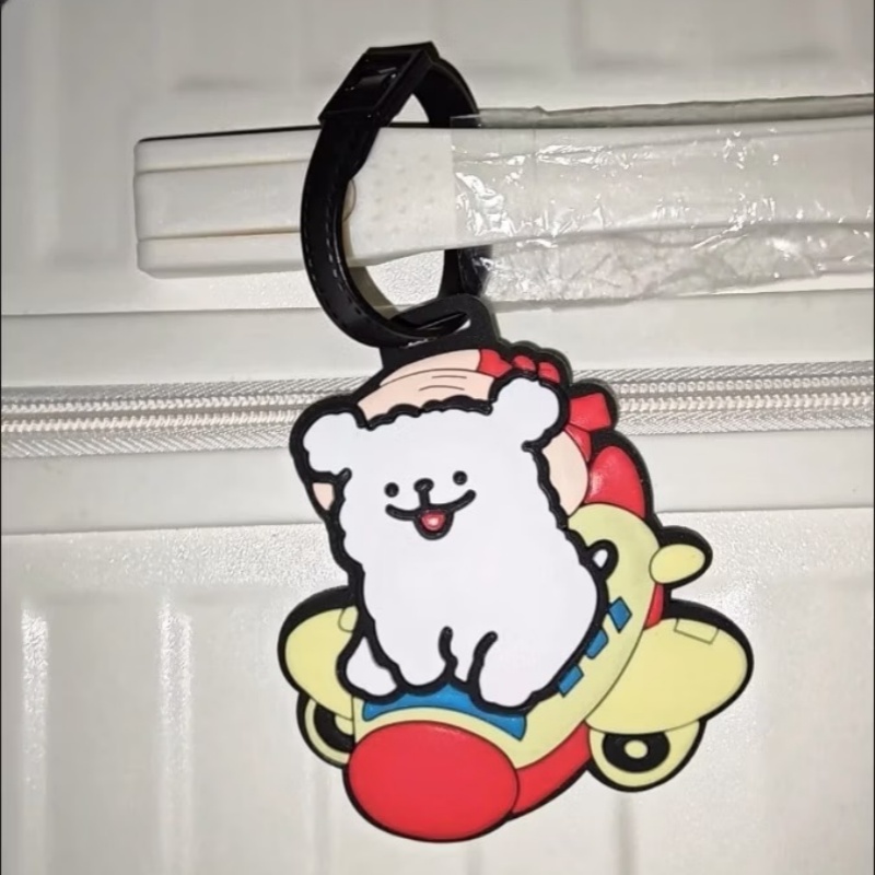  Cute Cartoon Dog Silicone Lu - Travel Luggage Set review and price