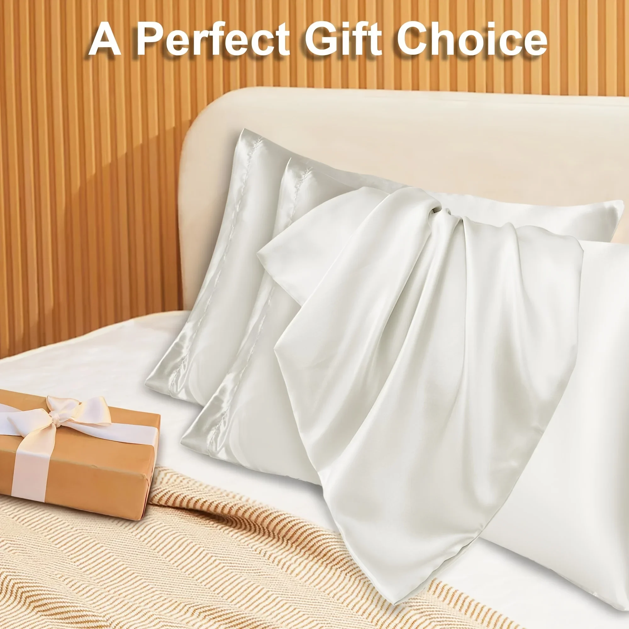 2pcs Luxury Satin Envelope Pil - Silk Pillowcase review and price