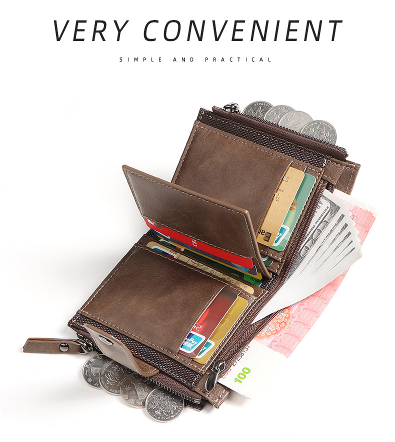 Anti-TheftCross-Border Busines - Leather Wallet Men review and price