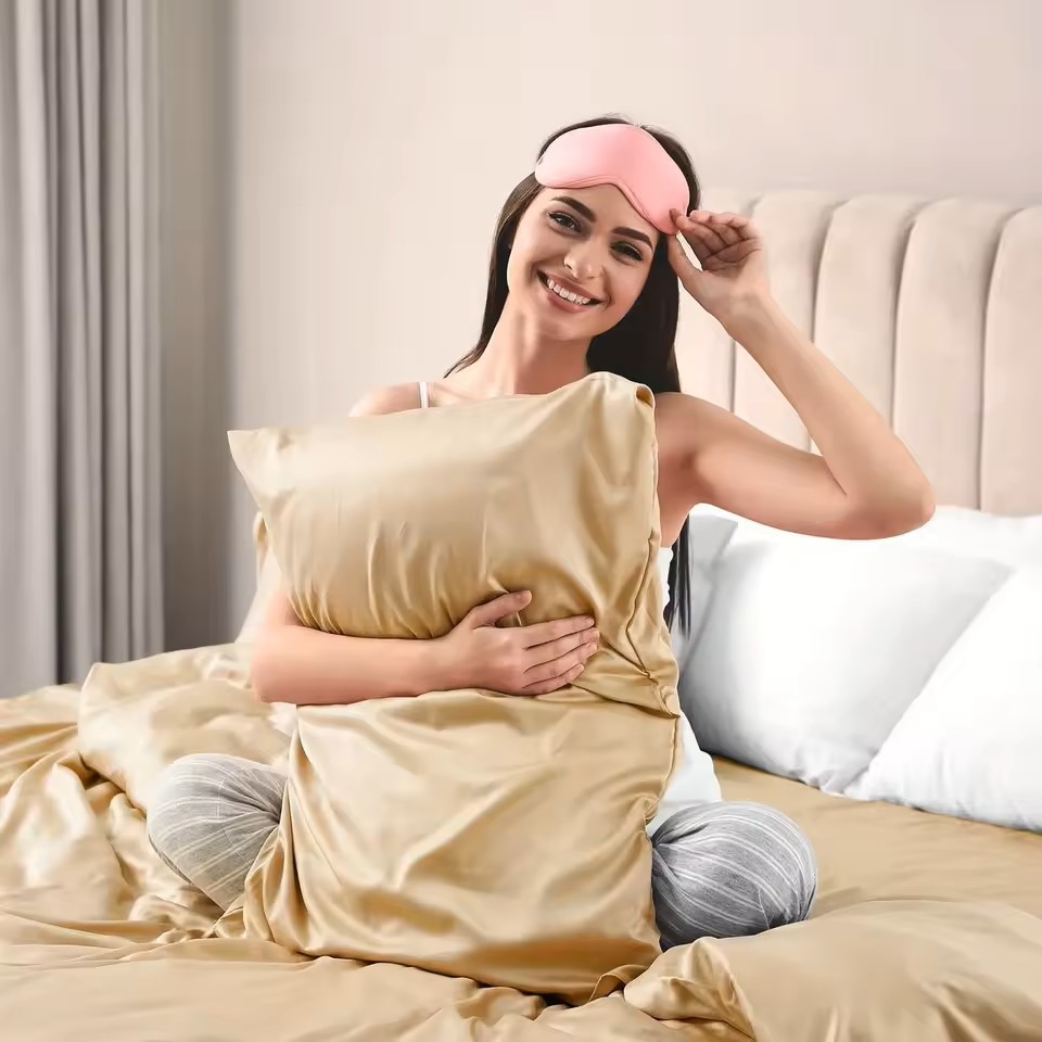 1PC Satin Pillowcase for Hair  - Silk Pillowcase review and price