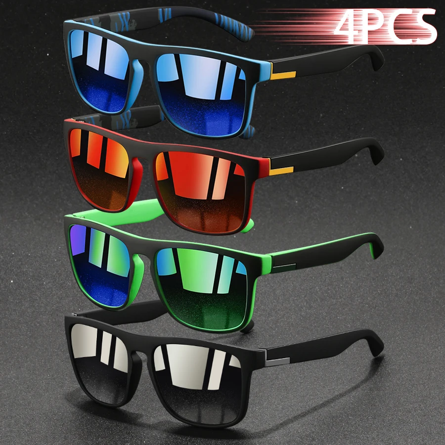 1/4PCS Fashion Vintage Square  - Sunglasses Uv400 review and price